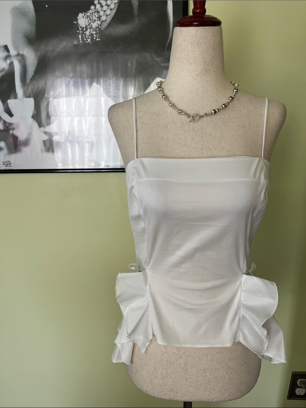 Waverly Grey White Liberant Tank Top